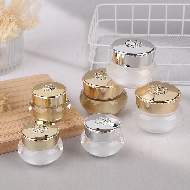 Luxury Skincare & Spa - Acrylic Empty Travel Cream Jars 5/10/20g