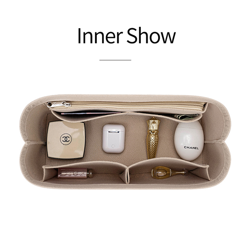 Felt Insert Bag Cosmetic Organ - đánh giá và giá Luxury Skincare Women