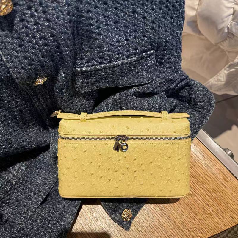Ostrich Grain Shoulder Mini Ba - đánh giá và giá Luxury Skincare Women