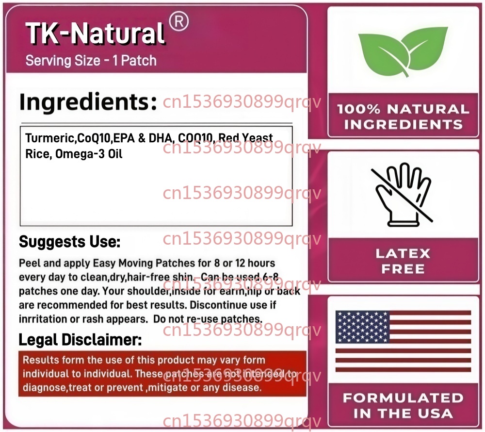 30 Patches Omega-3 Transdermal - đánh giá và giá Coq10 Patch Eye